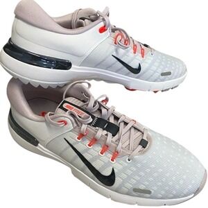 Nike Free G‎ Golf Shoes Grey Black Orange Mens Size 12